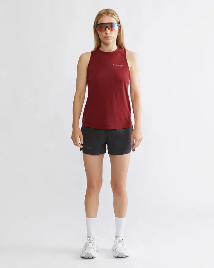 Women Groa Technical Tank Top Teal Blue Klttermusen TShirts