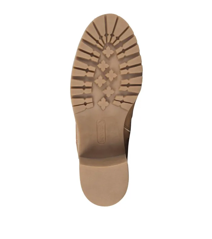 Women Hadlee Lace Up Bootie Cognac Baretraps Booties