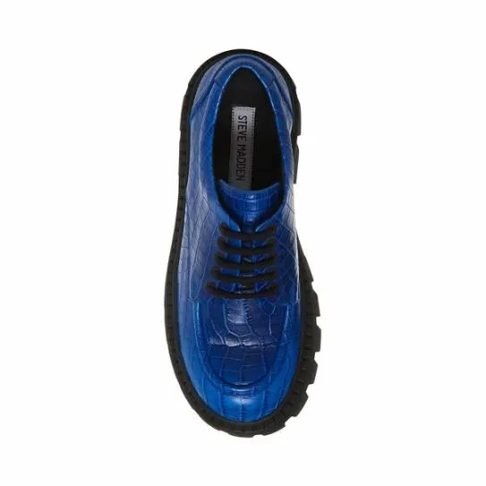 Women HADLEY BLUE CROCODILE Blue Crocodile Steve Madden Loafers and Flats Women HADLEY BLUE CROCODILE Blue Crocodile Steve Madden Loafers and Flats