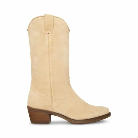 Women HANNAH SAND SUEDE Sand Suede Steve Madden Boots and Booties