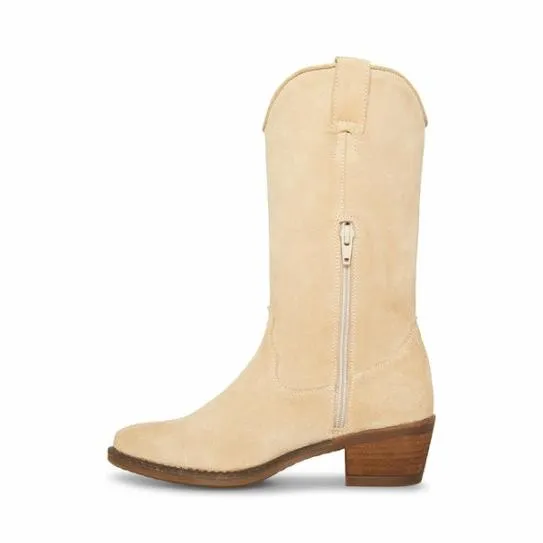 Women HANNAH SAND SUEDE Sand Suede Steve Madden Boots and Booties Women HANNAH SAND SUEDE Sand Suede Steve Madden Boots and Booties