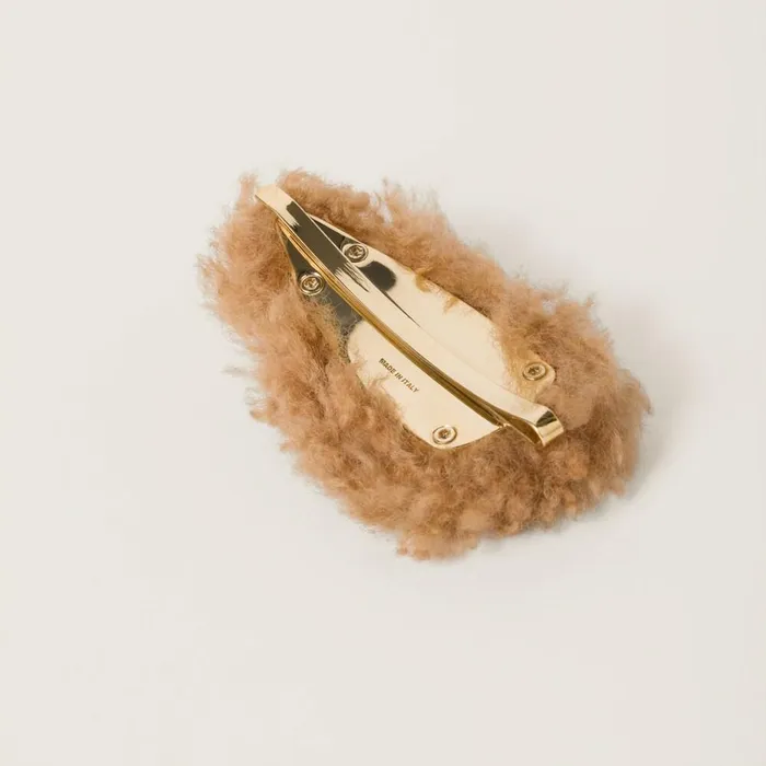Women Headbands And Hair Accessories Miu Miu Set Of Leather Suede And Shearling Hair Clips Briarwood Women Headbands And Hair Accessories Miu Miu Set Of Leather Suede And Shearling Hair Clips Briarwood