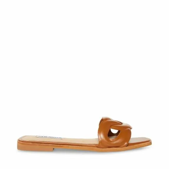 Women HELENE COGNAC Cognac Steve Madden Sandals