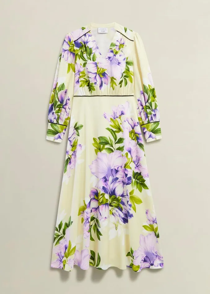 Women Hidcote Dress Cream Multi Hobbs Dresses and Jumpsuits