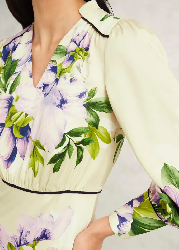 Women Hidcote Dress Cream Multi Hobbs Dresses and Jumpsuits