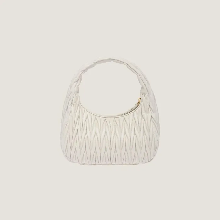 Women Hobo Bags Miu Miu Wander Matelass Nappa Leather Hobo Bag White Women Hobo Bags Miu Miu Wander Matelass Nappa Leather Hobo Bag White