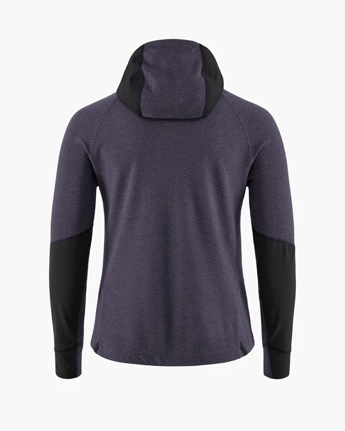 Women Hugin WoHooded Norna Sweater Purple Stoneraven Klttermusen Fleeces and Sweaters