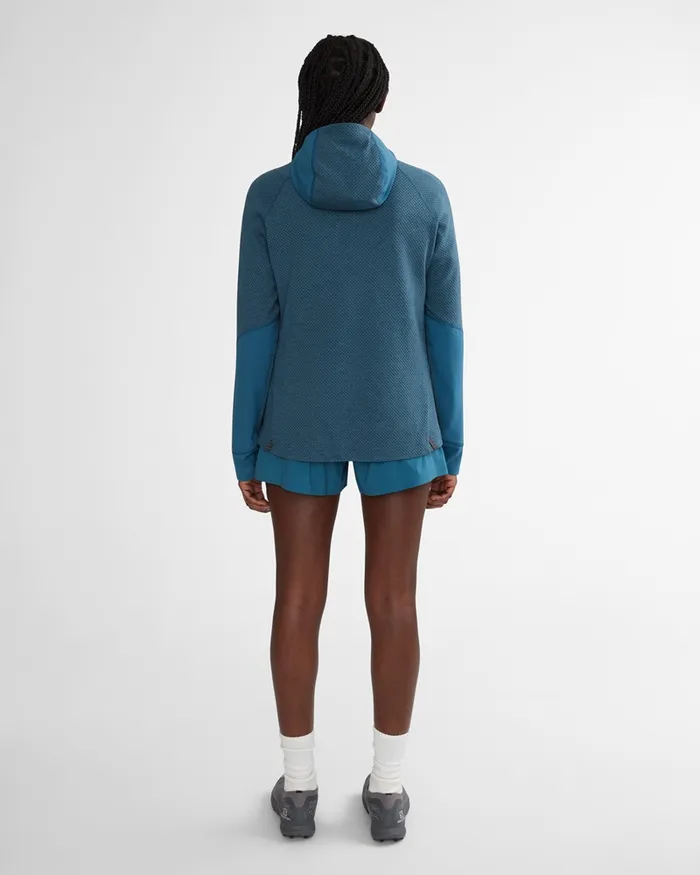 Women Hugin WoHooded Norna Sweater Purple Stoneraven Klttermusen Fleeces and Sweaters