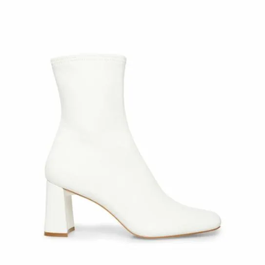 Women HUSH WHITE White Steve Madden Boots and Booties