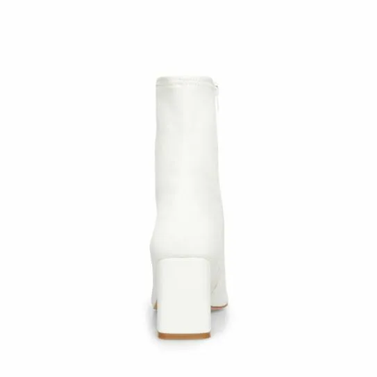 Women HUSH WHITE White Steve Madden Boots and Booties Women HUSH WHITE White Steve Madden Boots and Booties