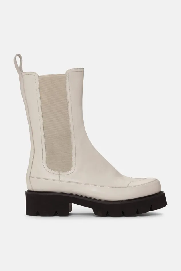 Women Ilse Jacobsen Boots Calf Length Boots 8211 Bleached Sand Women Ilse Jacobsen Boots Calf Length Boots 8211 Bleached Sand