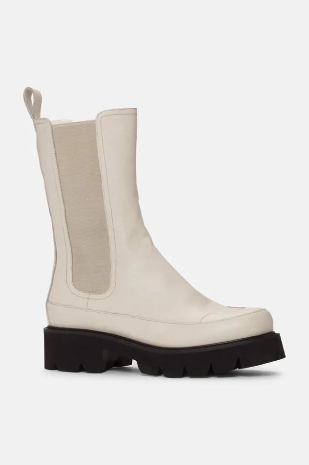 Women Ilse Jacobsen Boots Calf Length Boots 8211 Bleached Sand Women Ilse Jacobsen Boots Calf Length Boots 8211 Bleached Sand