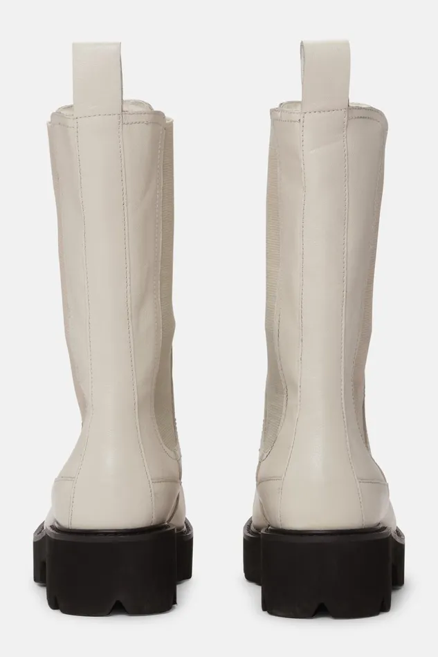 Women Ilse Jacobsen Boots Calf Length Boots 8211 Bleached Sand Women Ilse Jacobsen Boots Calf Length Boots 8211 Bleached Sand