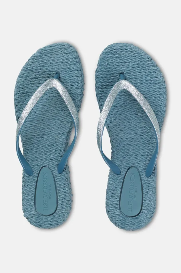 Women Ilse Jacobsen Flip Flops Flip Flop With Glitter 8211 Lichen Blue Women Ilse Jacobsen Flip Flops Flip Flop With Glitter 8211 Lichen Blue