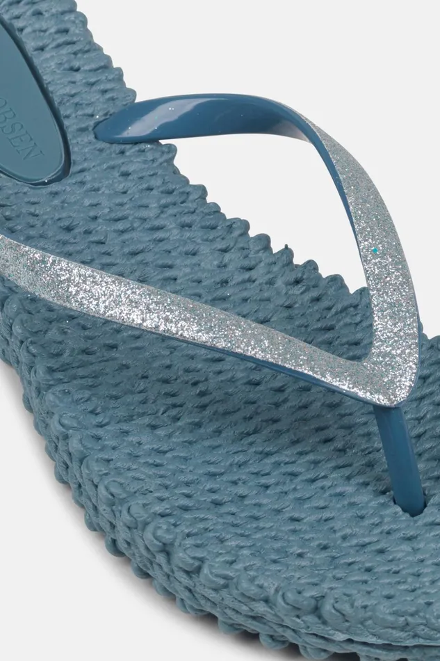 Women Ilse Jacobsen Flip Flops Flip Flop With Glitter 8211 Lichen Blue Women Ilse Jacobsen Flip Flops Flip Flop With Glitter 8211 Lichen Blue