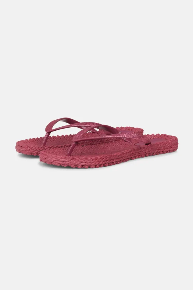 Women Ilse Jacobsen Flip Flops Flip Flop With Glitter 8211 Wine