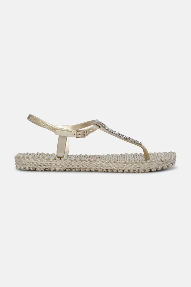 Women Ilse Jacobsen Flip Flops Flip Flops With Rhinstones 8211 Platin Women Ilse Jacobsen Flip Flops Flip Flops With Rhinstones 8211 Platin