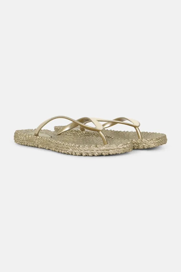 Women Ilse Jacobsen Flip Flops Metallic Flip Flop 8211 Platin