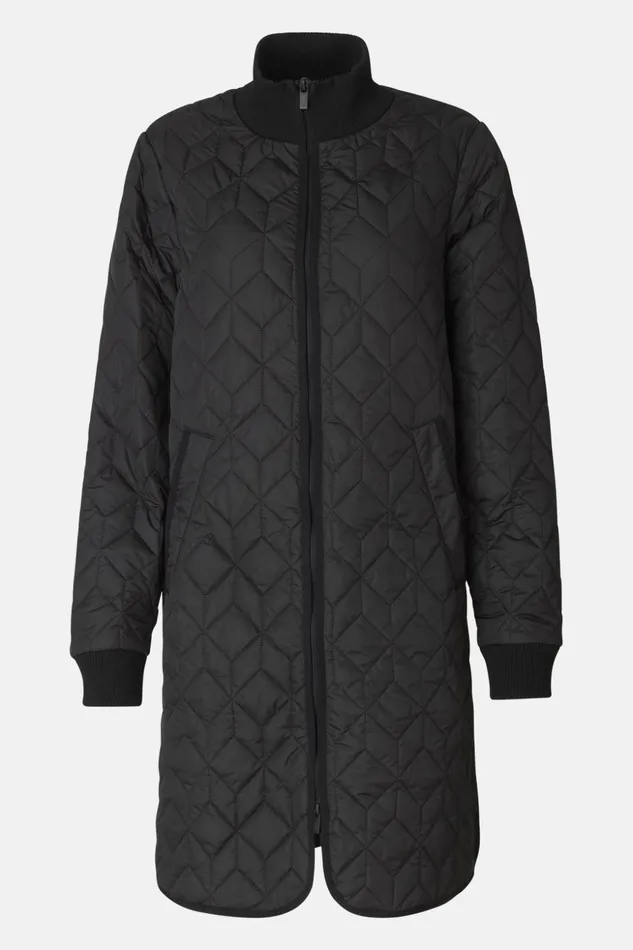 Women Ilse Jacobsen Jackets And Coats Padded Quilt Coat 8211 Black