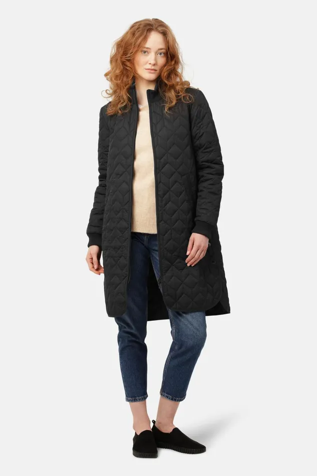 Women Ilse Jacobsen Jackets And Coats Padded Quilt Coat 8211 Black