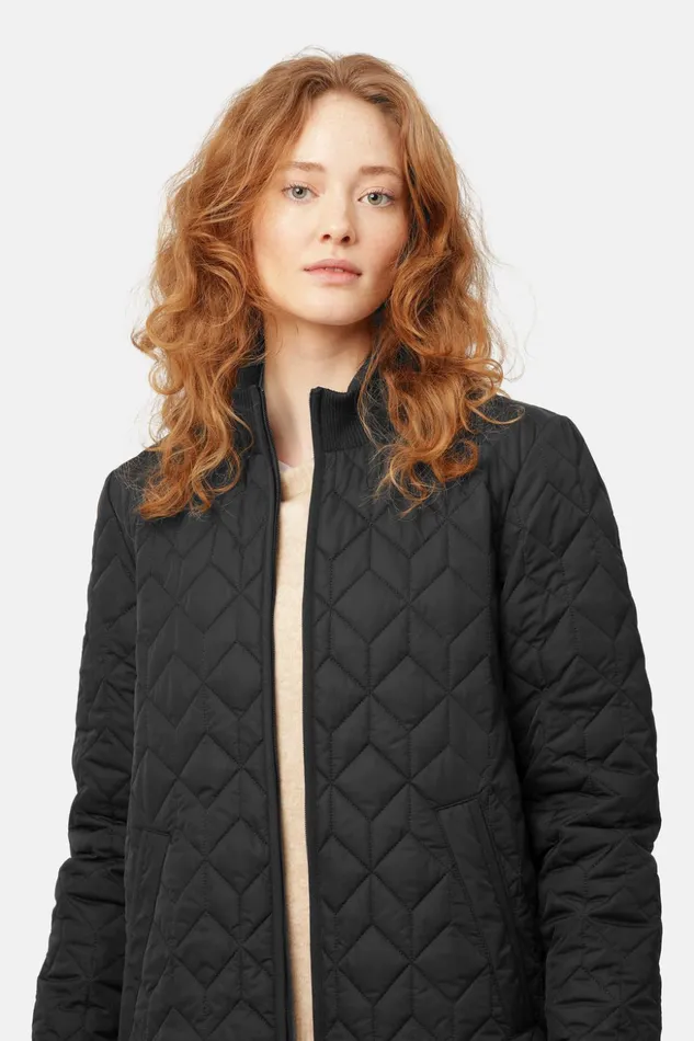 Women Ilse Jacobsen Jackets And Coats Padded Quilt Coat 8211 Black