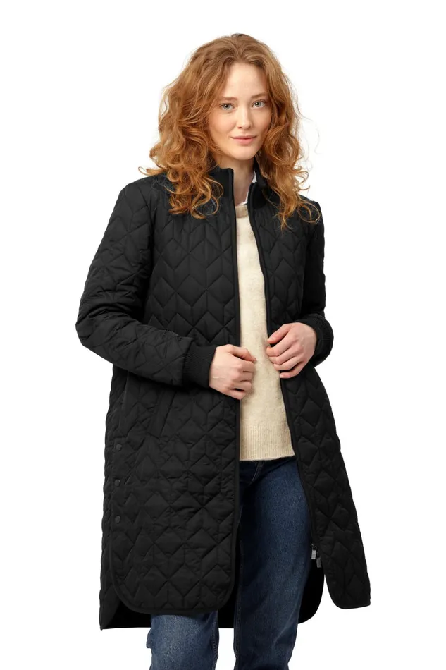 Women Ilse Jacobsen Jackets And Coats Padded Quilt Coat 8211 Black