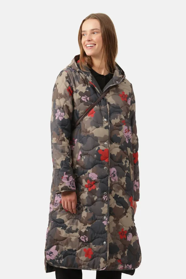 Women Ilse Jacobsen Jackets And Coats Quilt Coat 8211 Floral Camo Women Ilse Jacobsen Jackets And Coats Quilt Coat 8211 Floral Camo