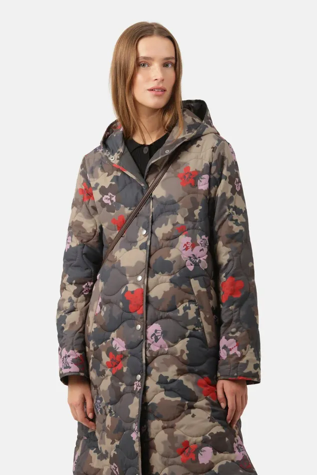 Women Ilse Jacobsen Jackets And Coats Quilt Coat 8211 Floral Camo Women Ilse Jacobsen Jackets And Coats Quilt Coat 8211 Floral Camo
