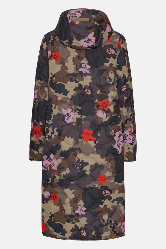 Women Ilse Jacobsen Jackets And Coats Quilt Coat 8211 Floral Camo Women Ilse Jacobsen Jackets And Coats Quilt Coat 8211 Floral Camo