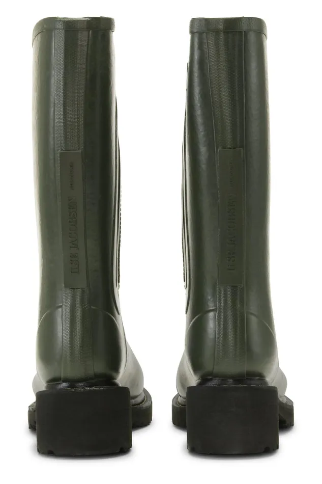 Women Ilse Jacobsen Rainboots Medium 34 Rubber Boots With Zip 8211 Army Women Ilse Jacobsen Rainboots Medium 34 Rubber Boots With Zip 8211 Army