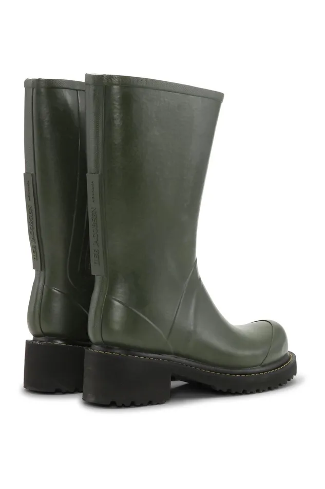 Women Ilse Jacobsen Rainboots Medium 34 Rubber Boots With Zip 8211 Army Women Ilse Jacobsen Rainboots Medium 34 Rubber Boots With Zip 8211 Army