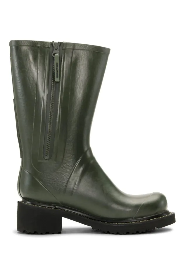 Women Ilse Jacobsen Rainboots Medium 34 Rubber Boots With Zip 8211 Army Women Ilse Jacobsen Rainboots Medium 34 Rubber Boots With Zip 8211 Army