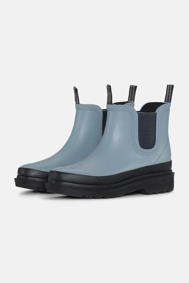 Women Ilse Jacobsen Rainboots Short Chelsea Rain 8211 Blue Cloud