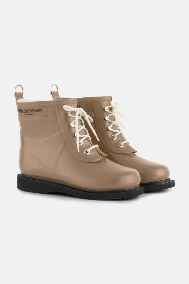 Women Ilse Jacobsen Rainboots Short Short Rubber Boots 8211 Otter
