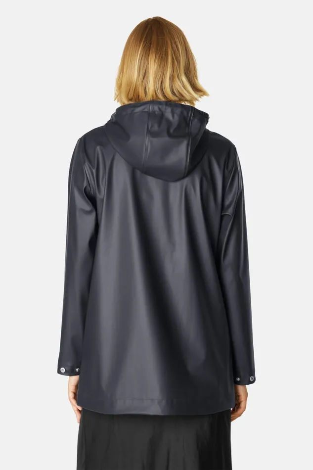 Women Ilse Jacobsen Raincoats Rain Jacket 8211 Dark Indigo Women Ilse Jacobsen Raincoats Rain Jacket 8211 Dark Indigo