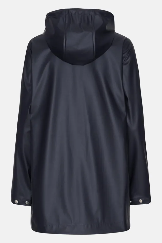 Women Ilse Jacobsen Raincoats Rain Jacket 8211 Dark Indigo Women Ilse Jacobsen Raincoats Rain Jacket 8211 Dark Indigo