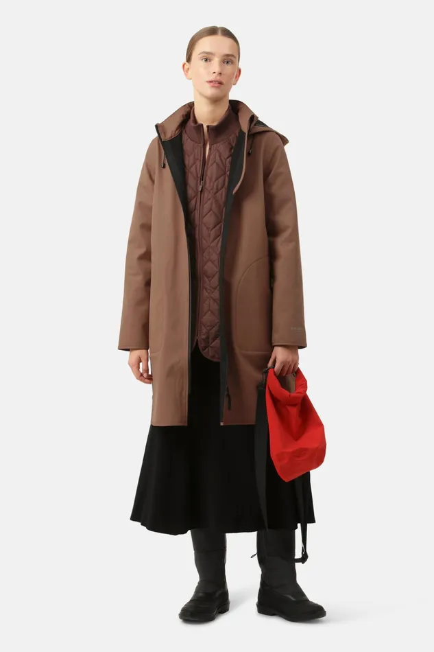 Women Ilse Jacobsen Raincoats Raincoat 8211 Acorn