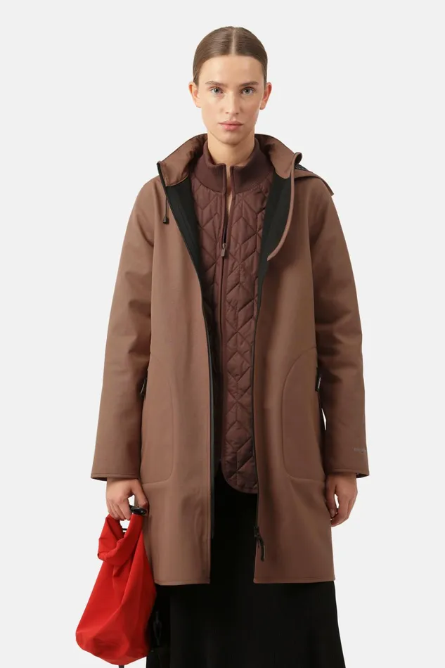 Women Ilse Jacobsen Raincoats Raincoat 8211 Acorn