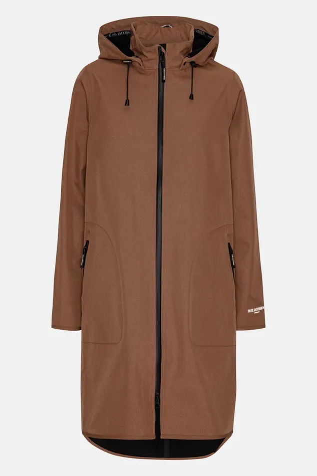Women Ilse Jacobsen Raincoats Raincoat 8211 Acorn