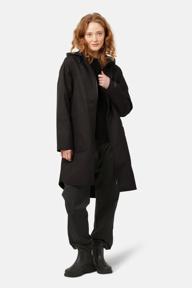Women Ilse Jacobsen Raincoats Raincoat 8211 Black