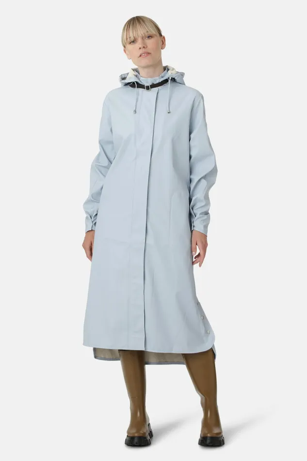 Women Ilse Jacobsen Raincoats Raincoat 8211 Blue Bell