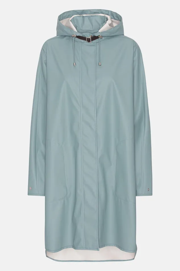 Women Ilse Jacobsen Raincoats Raincoat 8211 Blue Cloud Women Ilse Jacobsen Raincoats Raincoat 8211 Blue Cloud