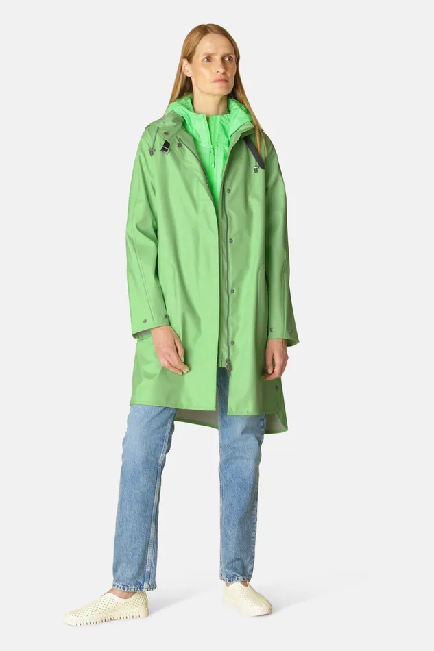 Women Ilse Jacobsen Raincoats Raincoat 8211 Bright Green
