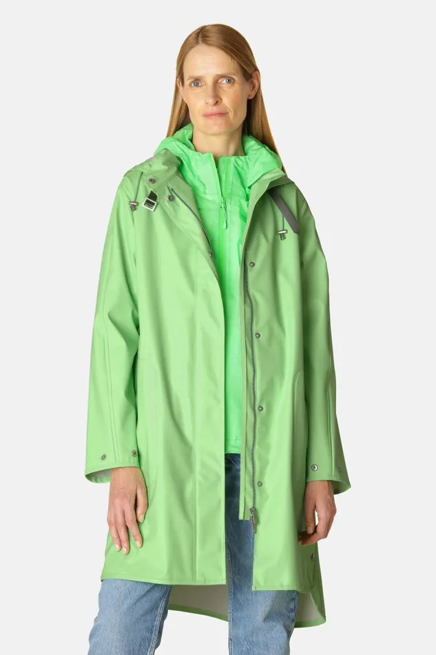 Women Ilse Jacobsen Raincoats Raincoat 8211 Bright Green