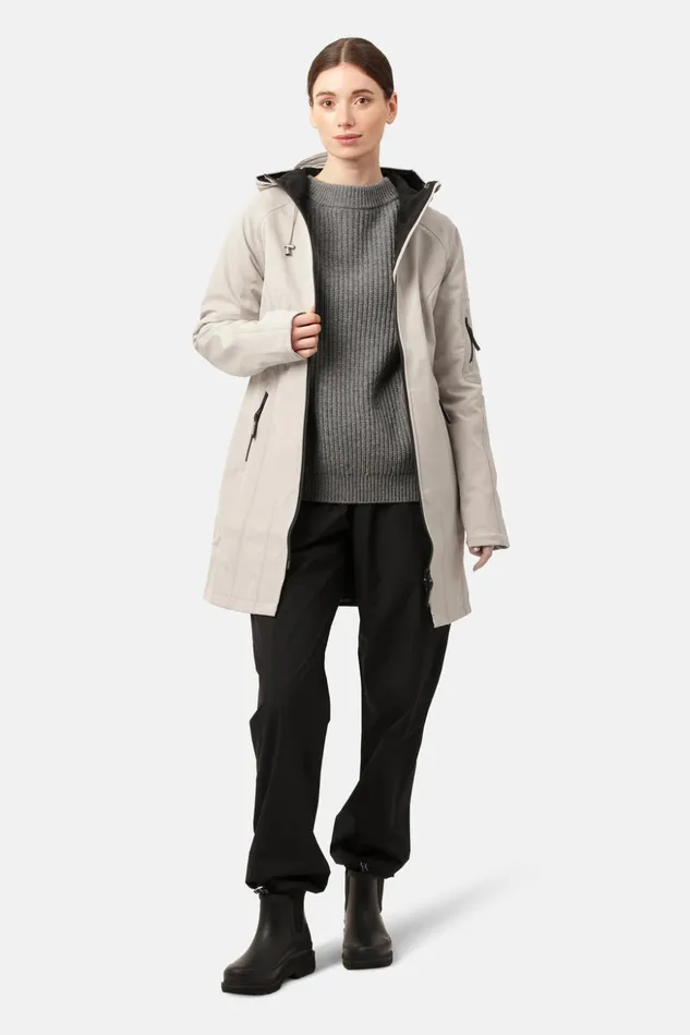 Women Ilse Jacobsen Raincoats Raincoat 8211 Chateau Gray