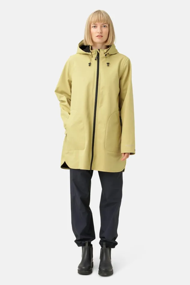 Women Ilse Jacobsen Raincoats Raincoat 8211 Citronella
