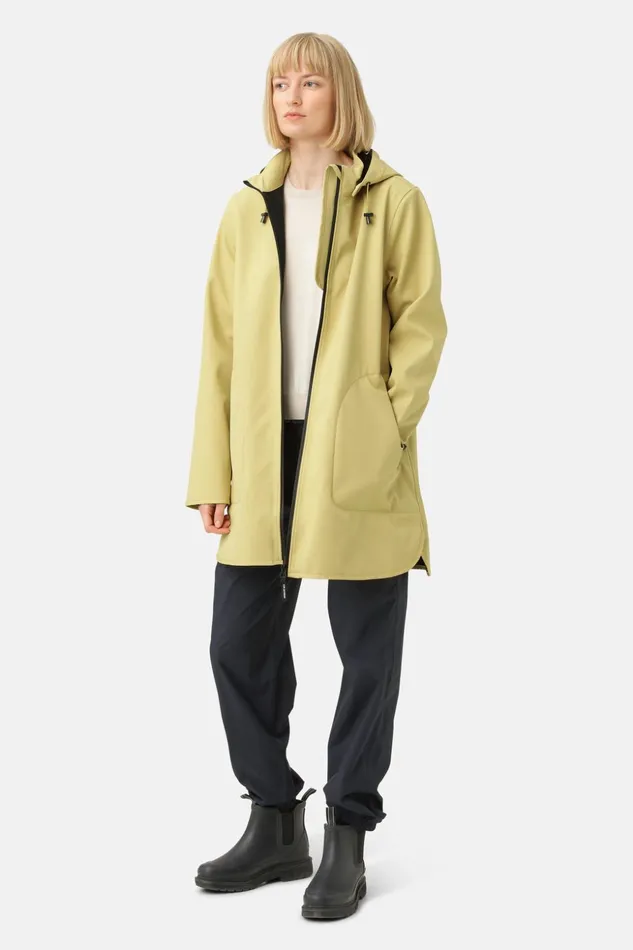 Women Ilse Jacobsen Raincoats Raincoat 8211 Citronella