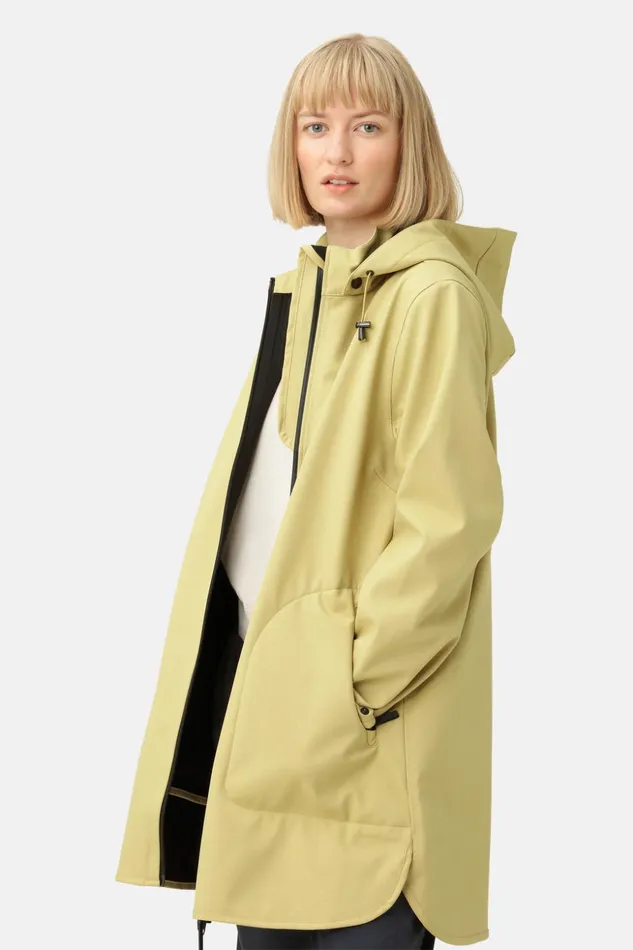 Women Ilse Jacobsen Raincoats Raincoat 8211 Citronella