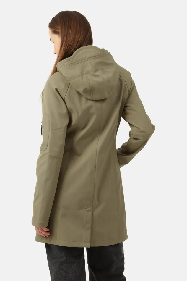 Women Ilse Jacobsen Raincoats Raincoat 8211 Covert Green