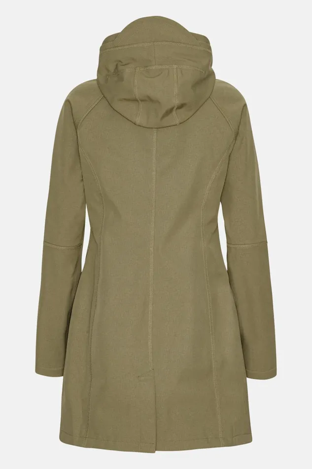 Women Ilse Jacobsen Raincoats Raincoat 8211 Covert Green
